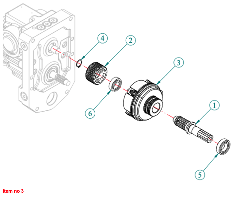 IPTO embrayage (Complet) Captain 263H, Startrac 26H, 263H, Antonio Carraro 26H,