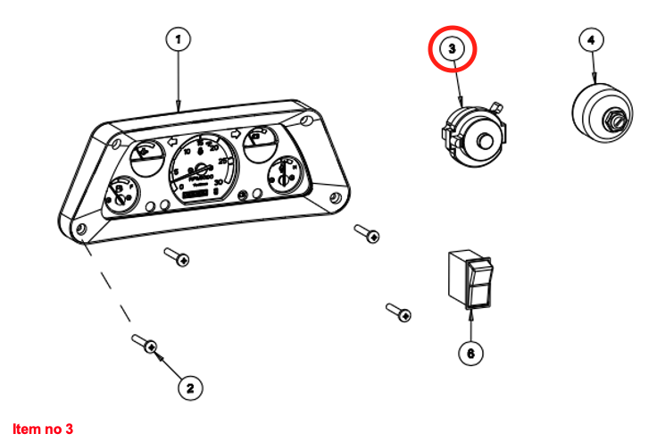 Interrupteur combiné Captain, Startrac, Antonio Carraro, Agritech, Etc.,