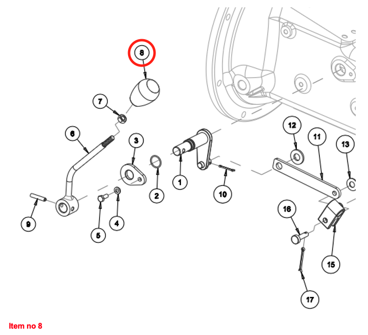 Bouton 4WD activation Captain, Startrac, Agritech, New Holland,