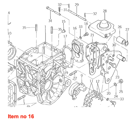 Couvercle prise de force Iseki TU-, TX-types, Bolens G-, H-, TX-types, Massey Ferguson 1120