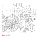 Couvercle prise de force Iseki TU-, TX-types, Bolens G-, H-, TX-types, Massey Ferguson 1120