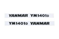 Autocollants pour capot Yanmar YM1401
