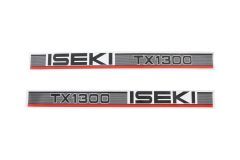 Autocollants pour capot Iseki TX1300
