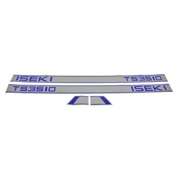 Autocollants pour capot Iseki TS3510