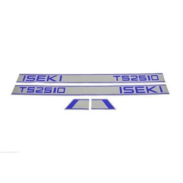 Autocollants pour capot Iseki TS2510