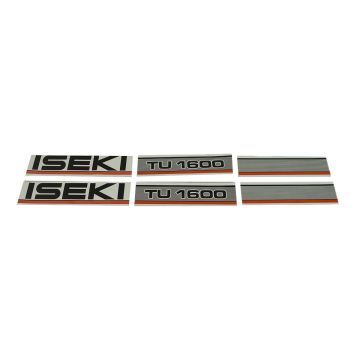 Autocollant pour capot Iseki TU1600