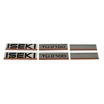 Autocollant pour capot Iseki TU2100