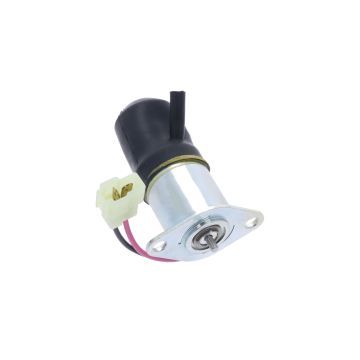 Solénoide d’arrêt Iseki E3CC, E3CD, E3CE, E3CF, E255, E262, E269, E374, E383, E393, E3100, E3112, Massey Ferguson, Agco, Challenger, Shibaura, 