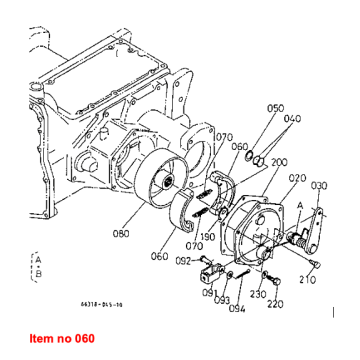 Mâchoires de frein Kubota B20, B1600, B2150, B8200, B9200