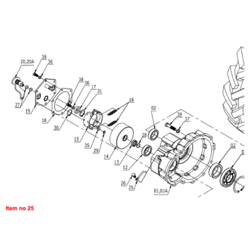 Ventilation de la transmission finale Captain, Startrac, 