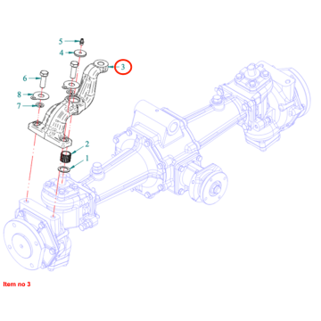 Bras de direction Gauche Captain 273, Startrac 273, 