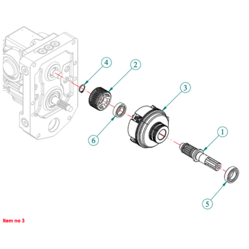 IPTO embrayage (Complet) Captain 263H, Startrac 26H, 263H, Antonio Carraro 26H, 