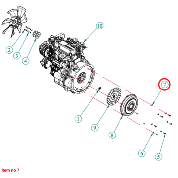 Goupille d'assemblage Ø8 X 16 Captain, Startrac, Agritech, Antonio Carraro,