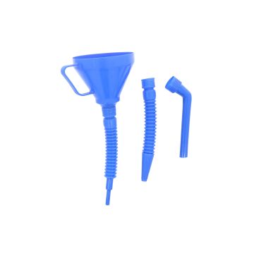 Entonnoir plastique avec tuyau flexible