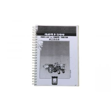 Kubota L1500, L2000 Catalogue de pièces avec dessins technique
