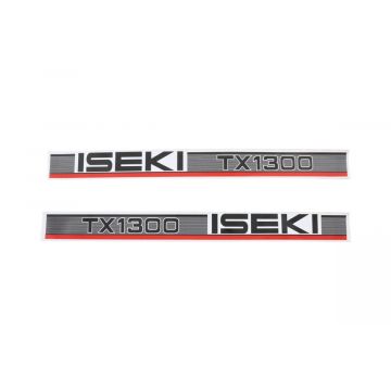 Autocollants pour capot Iseki TX1300