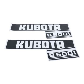 Kubota Autocollants pour capot B5001