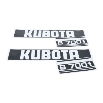 Kubota Autocollants pour capot B7001