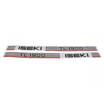 Iseki Autocollant pour capot TL1900