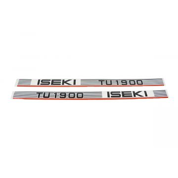 Iseki Autocollant pour capot TU1900