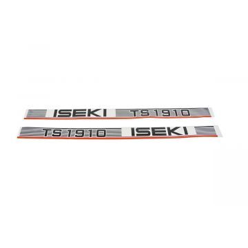 Autocollant pour capot Iseki TS1910