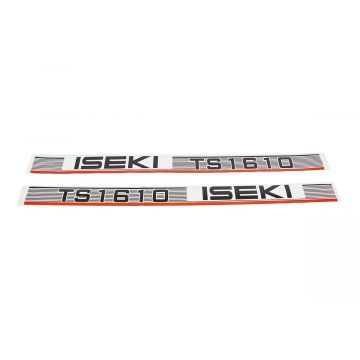 Iseki Autocollant pour capot TS1610