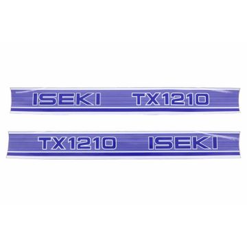 Iseki Autocollant pour capot TX1210