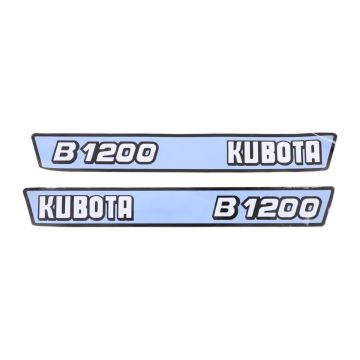 Autocollant pour capot Kubota B1200