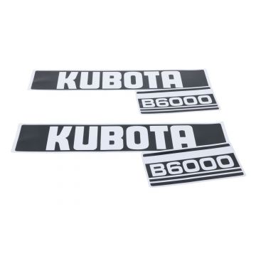 Autocollant pour capot Kubota B6000