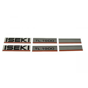 Autocollant pour capot Iseki TL1900