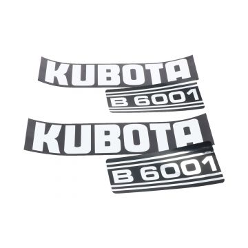 Autocollant pour capot Kubota B6001