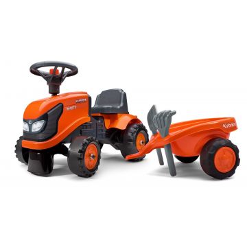 Kubota M4072 Porteur tracteur avec remorque et outils