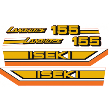 Autocollant pour capot Iseki Landhope TU155