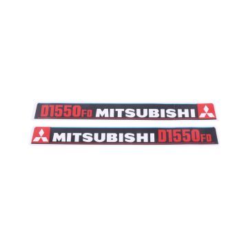 Autocollant pour capot Mitsubishi D1550