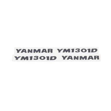 Autocollant pour capot Yanmar YM1301