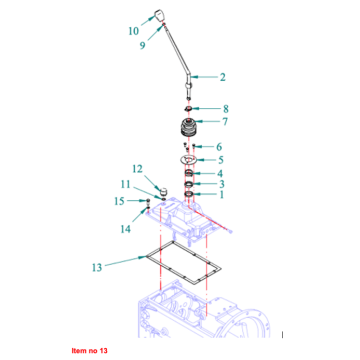 Joint couvercle boîte Captain 273, Startrac 273,