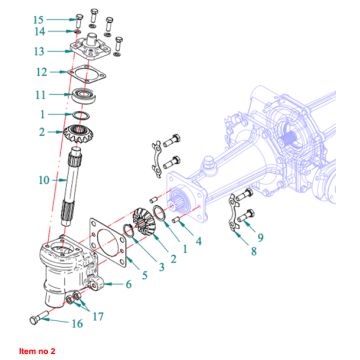 Roue dentée 14D 4WD Captain, Startrac, Antonio Carraro, Etc.,