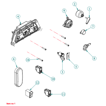 Clé de contact Captain, Startrac, Carraro, Etc.,