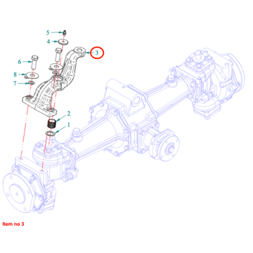 Bras de direction Gauche Captain 273, Startrac 273, 