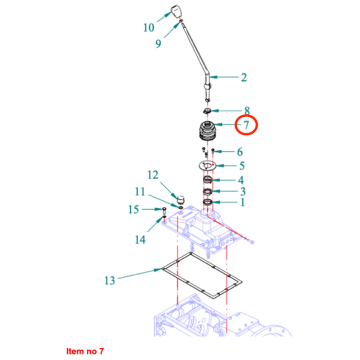 Caoutchouc pour boîte de vitesses Captain 273, Startrac 273,  