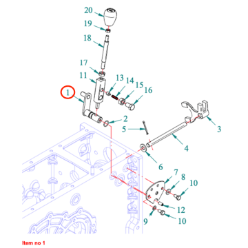 Essieu de changement de vitesse PTO Captain 273, Startrac 273, 