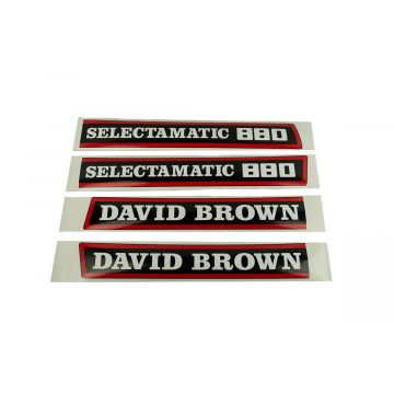 Autocollant pour capot David Brown selectamatic 880