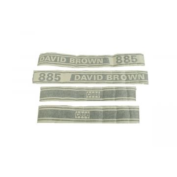 Autocollant pour capot David Brown 885