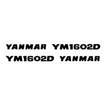 Autocollant pour capot Yanmar YM1602