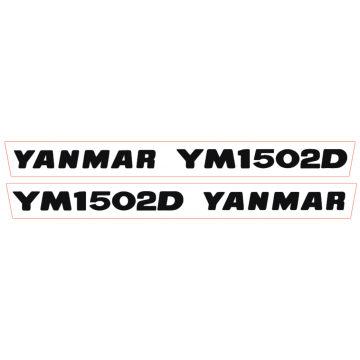 Autocollant pour capot Yanmar YM1502